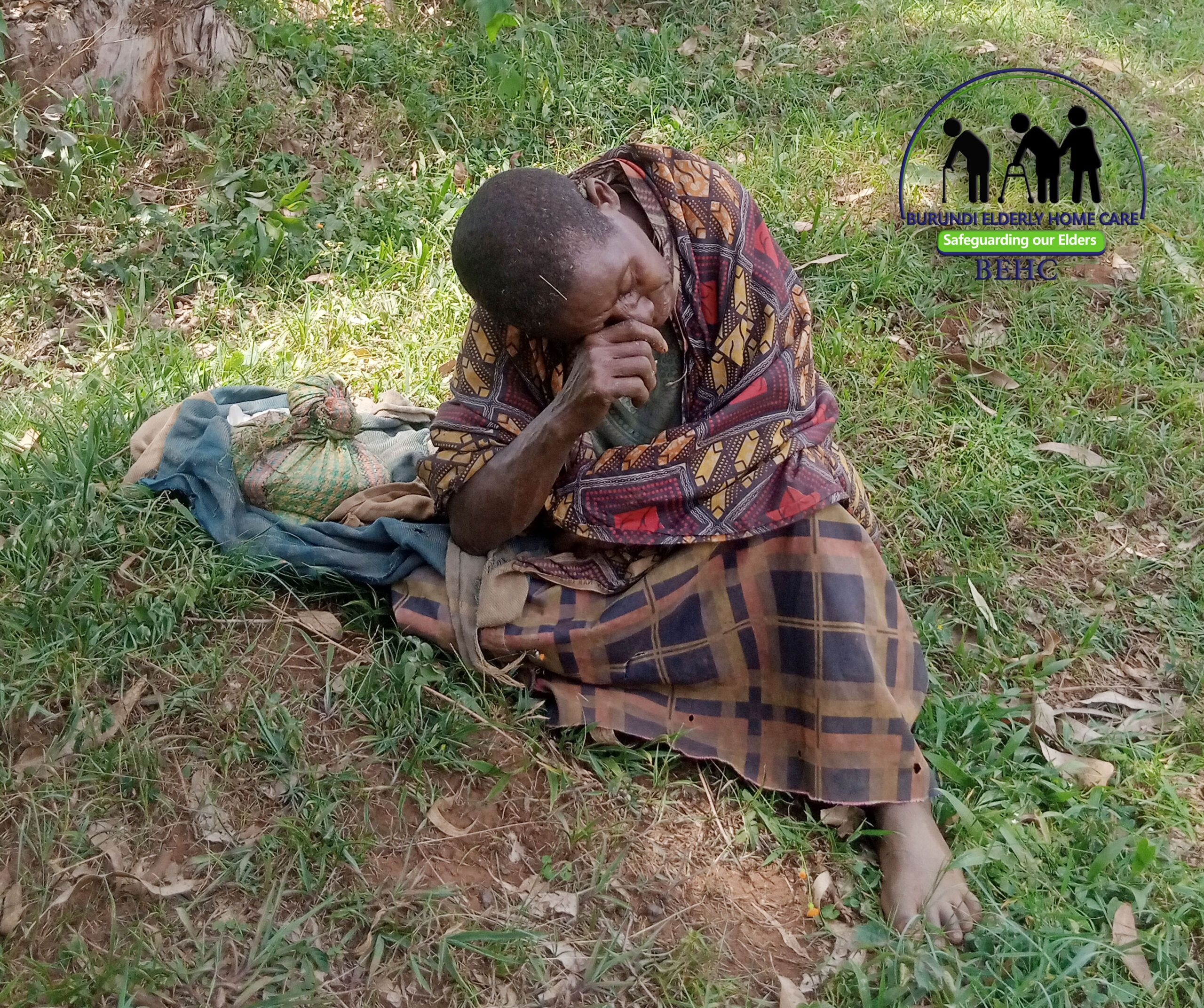 elderly woman in depression
